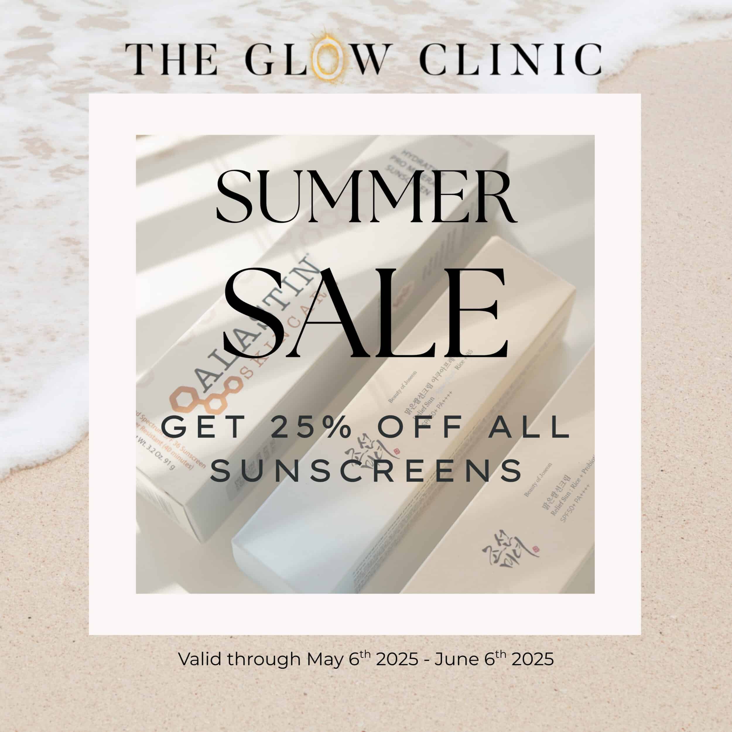 Get 25% off all sunscreens (1)